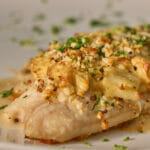 *CRAB CRUSTED HADDOCK